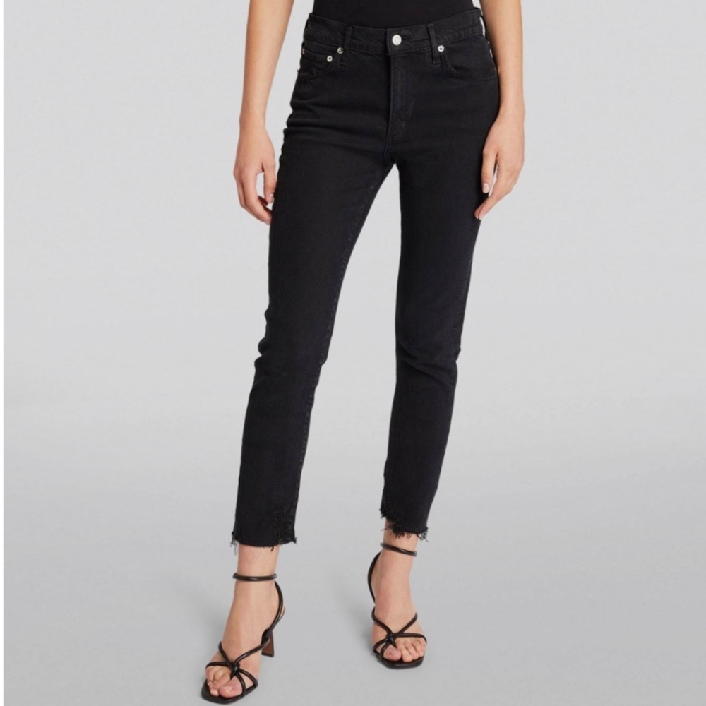 $168 Agolde Toni Black Jeans